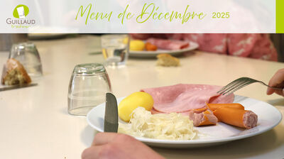 Menu de décembre 2025