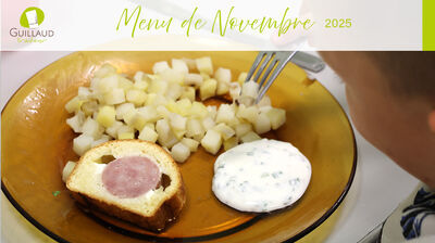 Menus de novembre 2025